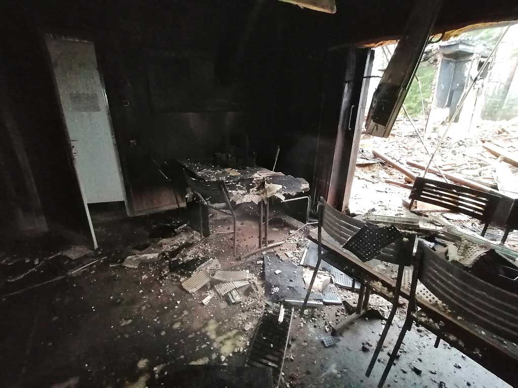 Valkjärven Koulu poltettu
